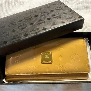 MCM Long Brown Wallet
